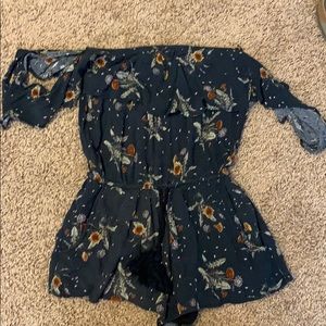 off the shoulder romper